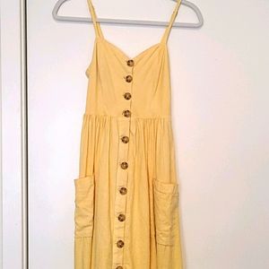 Lined Midi Bustier Dress